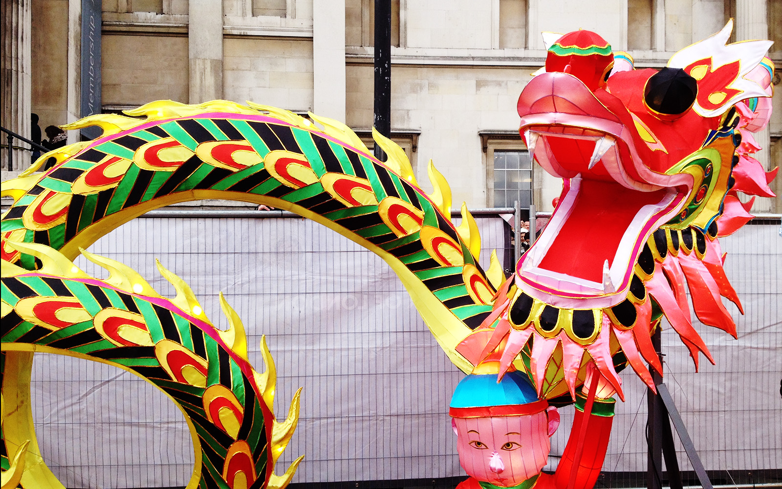 Trafalgar Square, 14 February 2016, Chinese New Year
