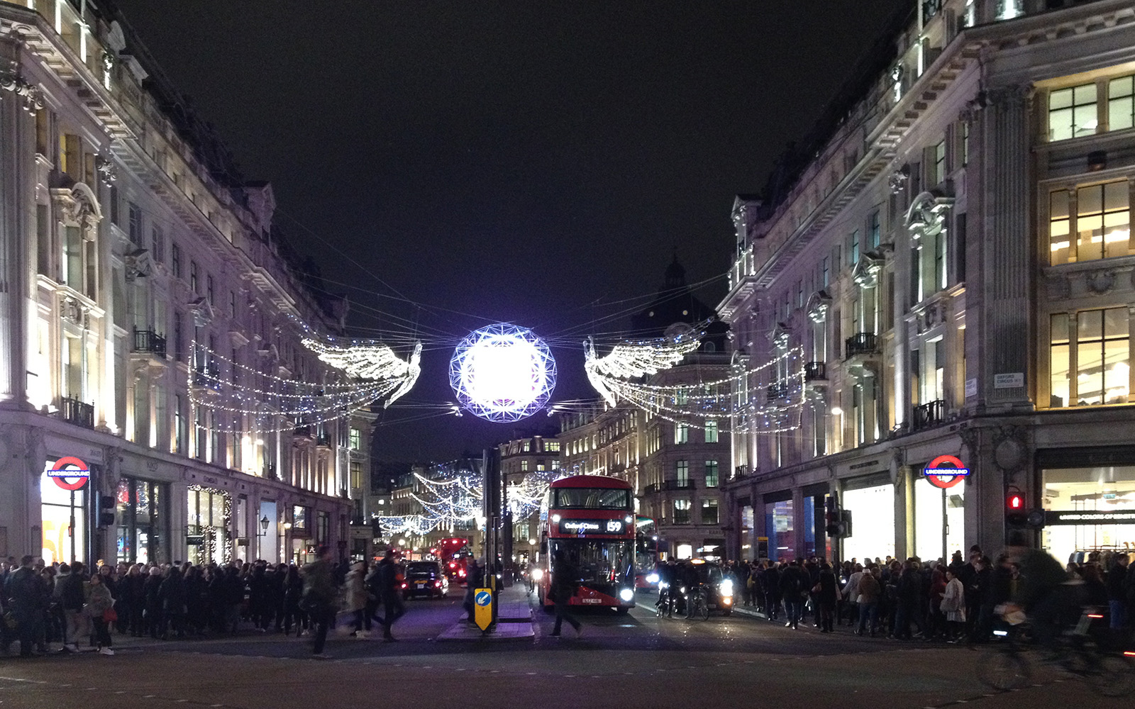 Regent Street Christmas Lights 19 December 2016