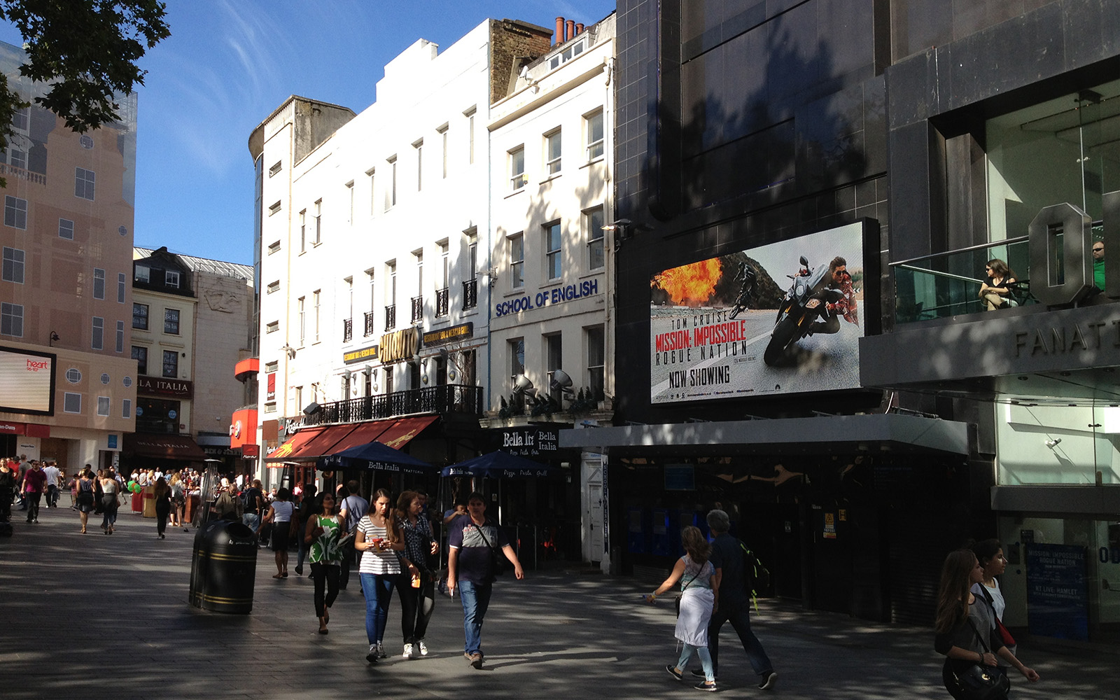 Leicester Square, 23 August 2015
