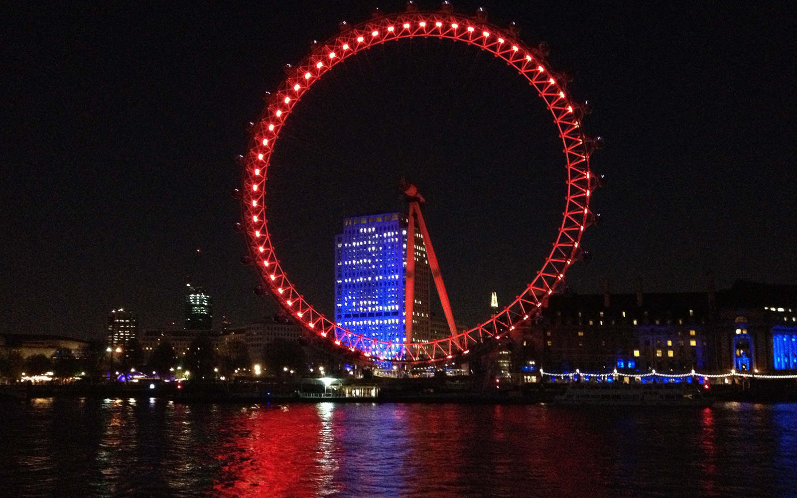 London Eye photo at Night