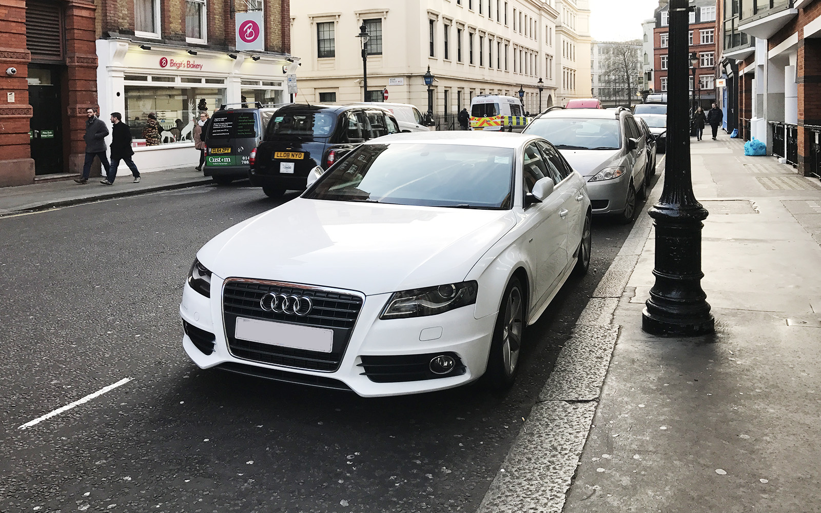 Car Audi 6 January 2017 Covent Garden