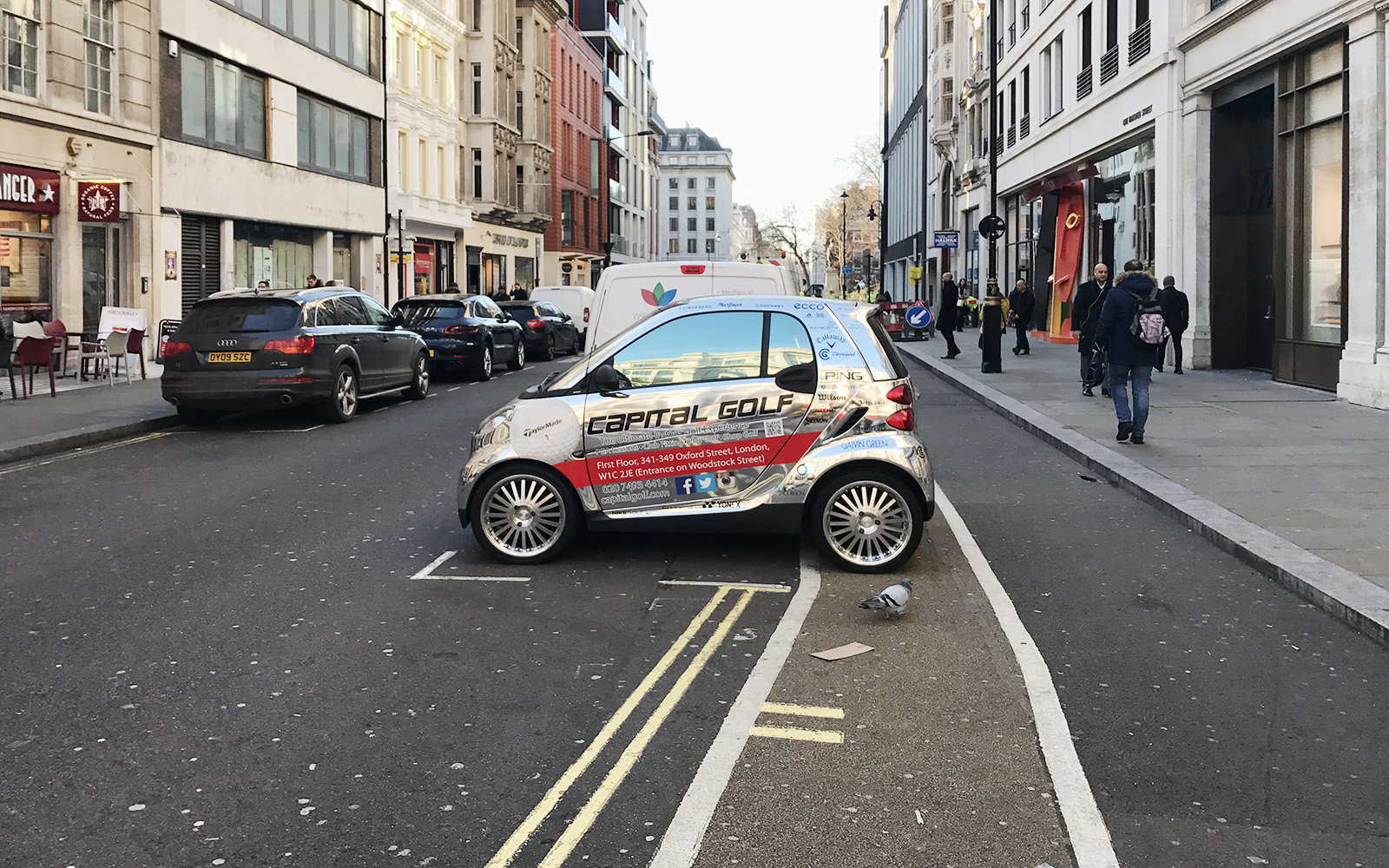 Fiat London Car Rgent Street 5 January 2017