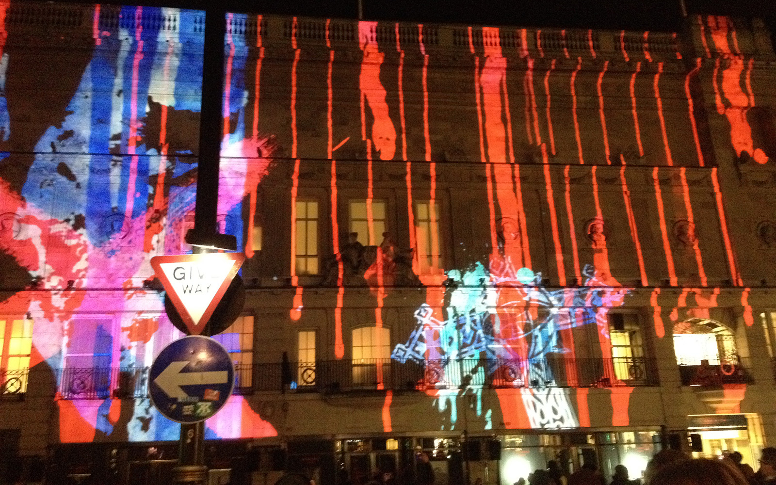 Piccadilly Street, Lumiere, 14 January 2016