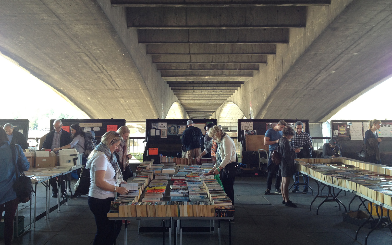 Under Waterloo Bridge 5 September 2015
