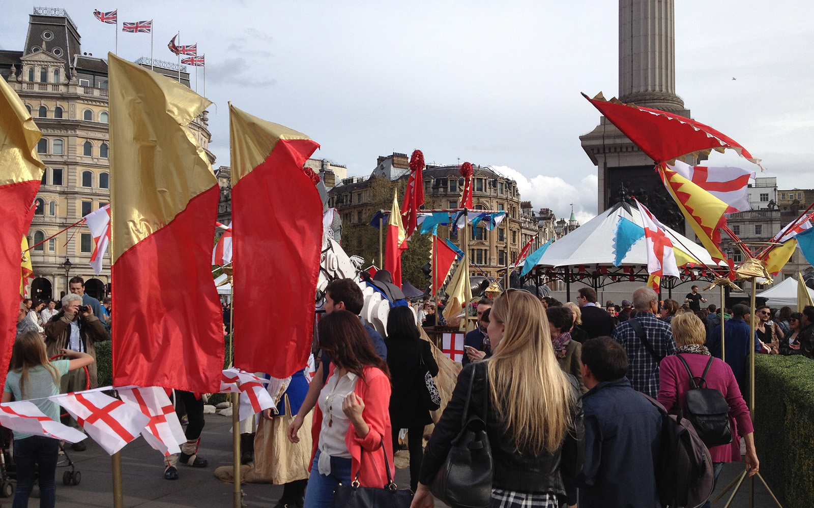 Trafalgar Square Events. St George Day, 25 April 2015