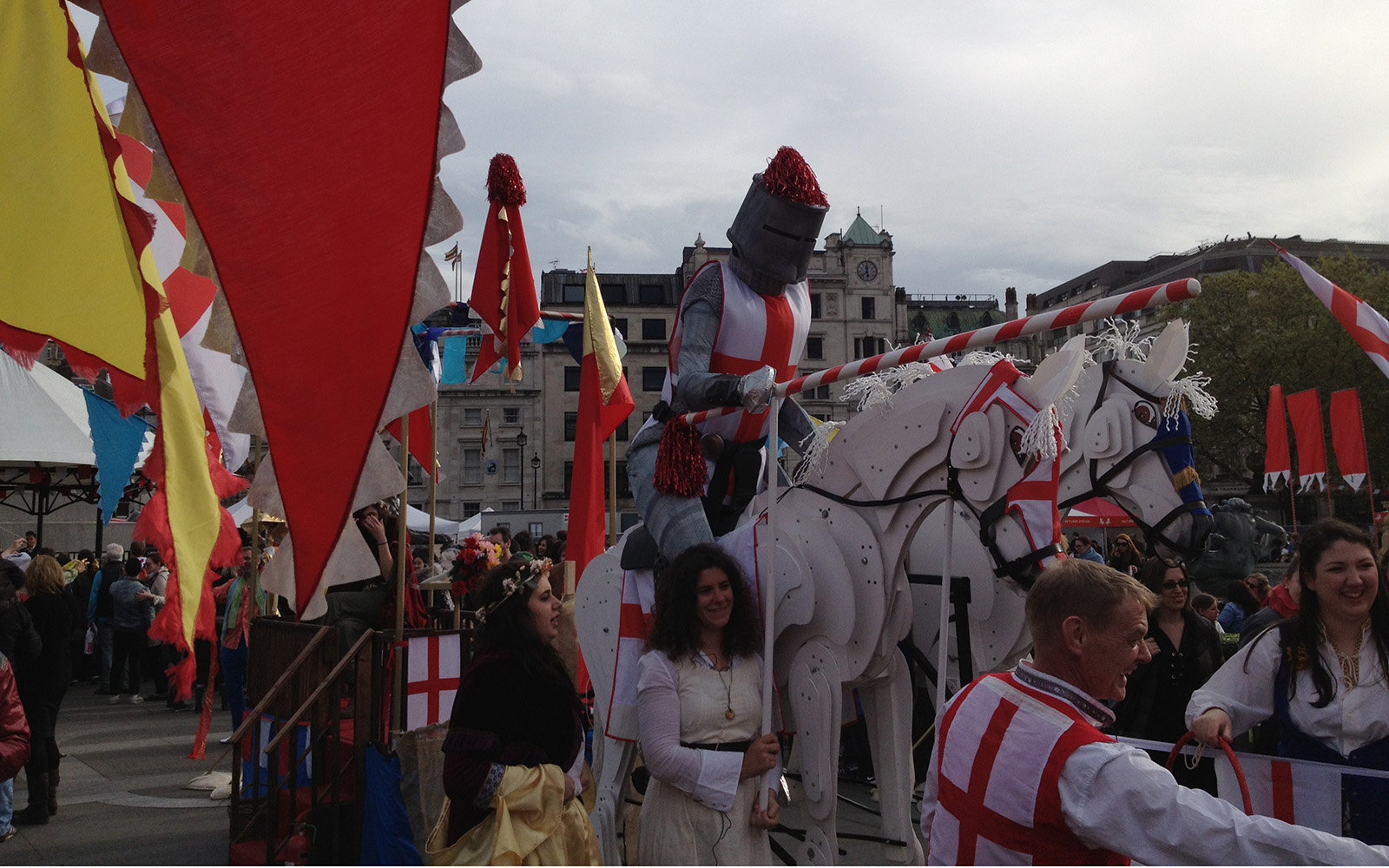 Trafalgar Square Events. St George Day, 25 April 2015