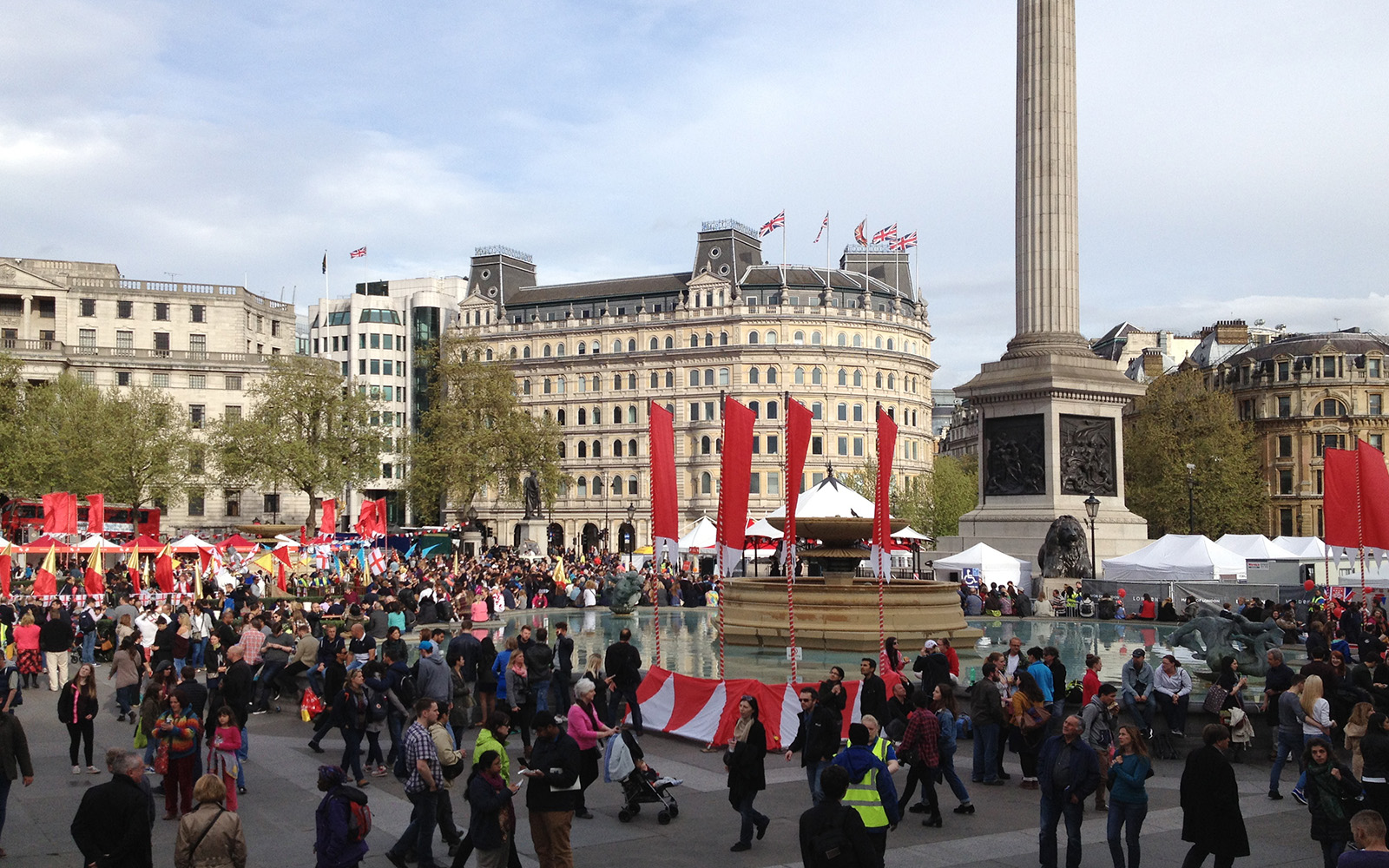 Trafalgar Square Events. St George Day, 25 April 2015