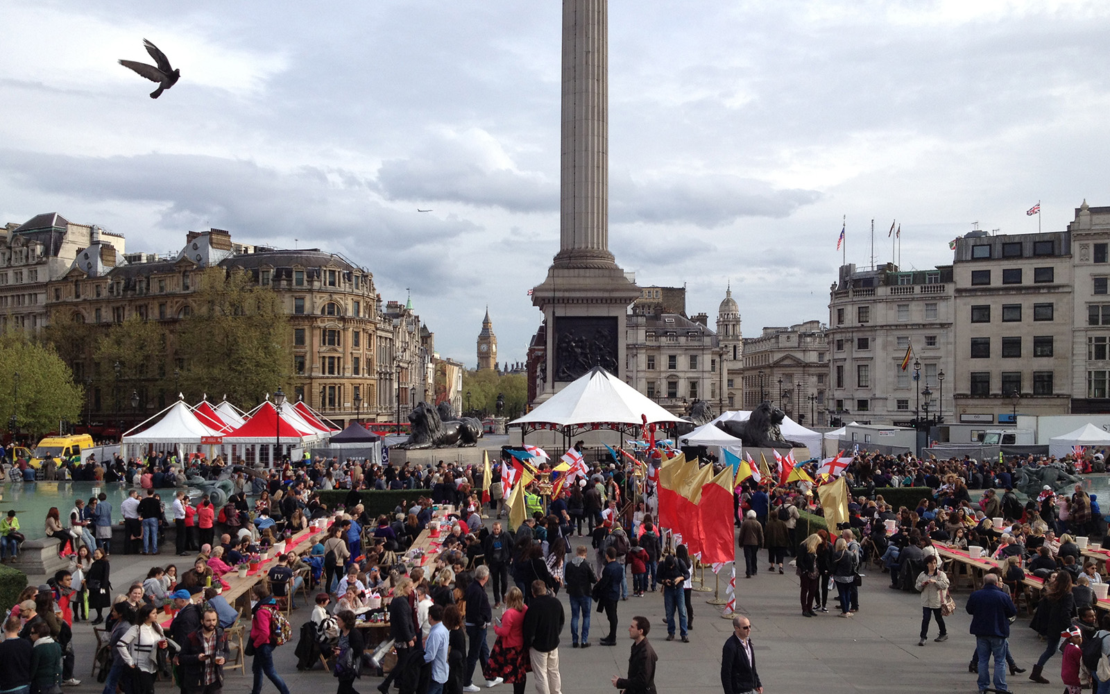 Trafalgar Square Events. St George Day, 25 April 2015