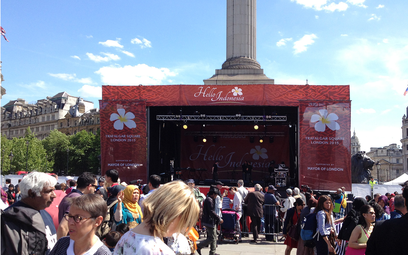 Trafalgar Square. Indonesia Day, 7 June 2015